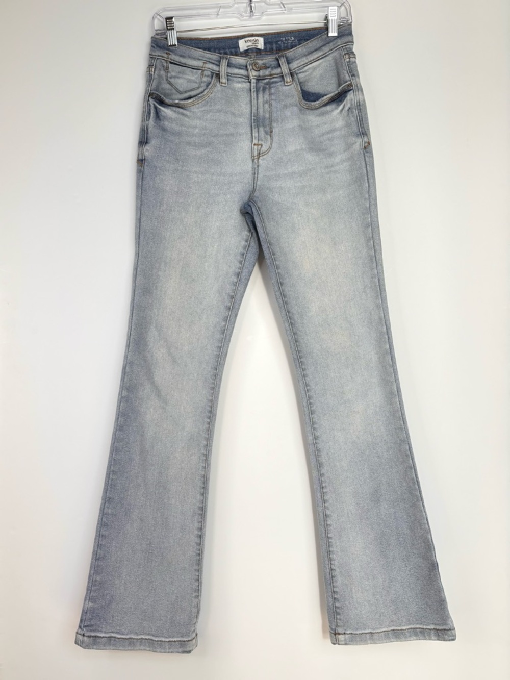 Kensie Vintage Luxe The Tessa Boot Cut Light Blue Jeans 27 / 4